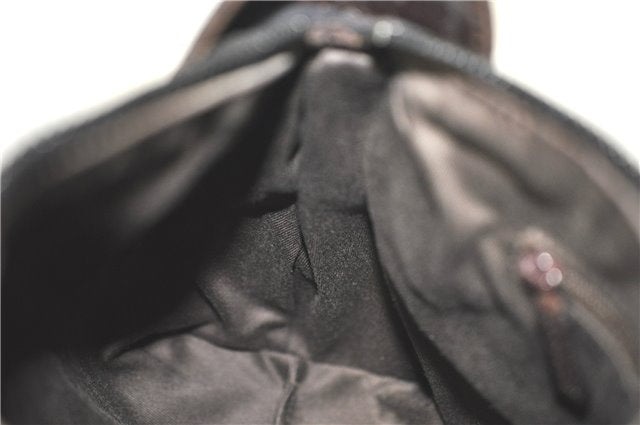 Authentic GUCCI Shoulder Hand Bag Purse GG Canvas Leather 101333 Brown J0369