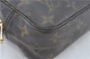 Auth Louis Vuitton Monogram Trousse Toilette 23 Clutch Hand Bag M47524 LV J0370
