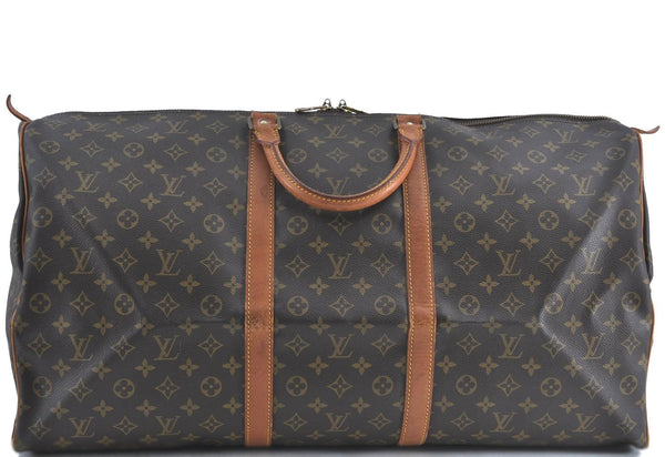 Authentic Louis Vuitton Monogram Keepall 60 Travel Boston Bag M41422 LV J0372