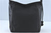 Authentic Christian Dior Trotter Shoulder Hand Bag Nylon Leather Black J0373