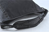 Authentic Christian Dior Trotter Shoulder Hand Bag Nylon Leather Black J0373