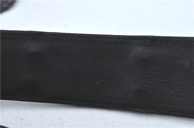 Authentic Christian Dior Trotter Shoulder Hand Bag Nylon Leather Black J0373