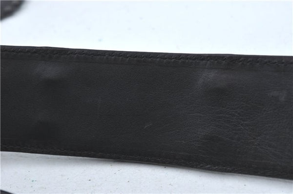 Authentic Christian Dior Trotter Shoulder Hand Bag Nylon Leather Black J0373