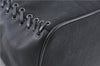 Authentic Christian Dior Trotter Shoulder Hand Bag Nylon Leather Black J0373