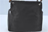 Authentic GUCCI Bamboo Hand Bag Purse Nylon Leather Brown J0375