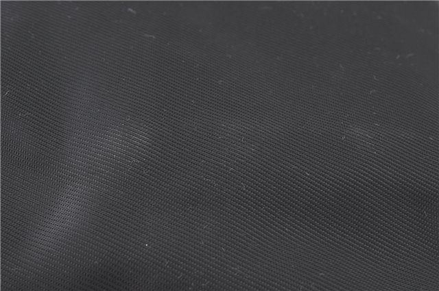 Authentic GUCCI Bamboo Hand Bag Purse Nylon Leather Brown J0375