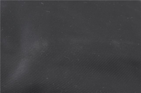 Authentic GUCCI Bamboo Hand Bag Purse Nylon Leather Brown J0375