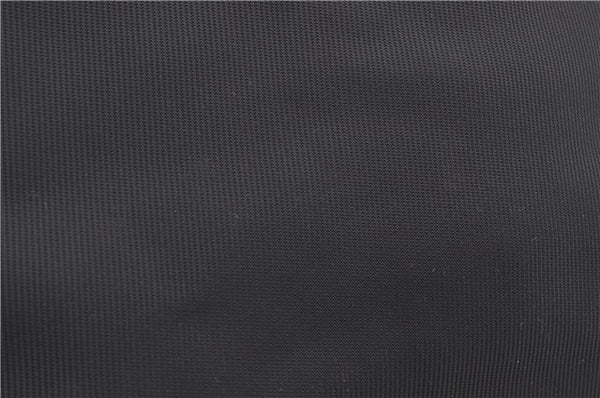 Authentic GUCCI Bamboo Hand Bag Purse Nylon Leather Brown J0375