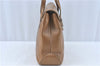 Authentic Salvatore Ferragamo Vara Shoulder Tote Bag Leather Brown SF J0383