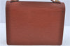 Authentic Louis Vuitton Epi Monceau 2Way Shoulder Hand Bag Brown M52123 LV J0385