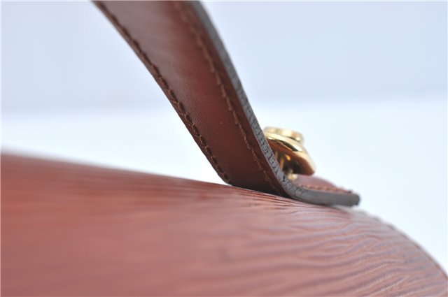 Authentic Louis Vuitton Epi Monceau 2Way Shoulder Hand Bag Brown M52123 LV J0385