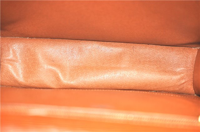 Authentic Louis Vuitton Epi Monceau 2Way Shoulder Hand Bag Brown M52123 LV J0385