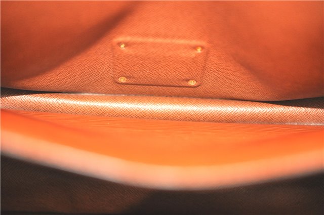 Authentic Louis Vuitton Epi Monceau 2Way Shoulder Hand Bag Brown M52123 LV J0385