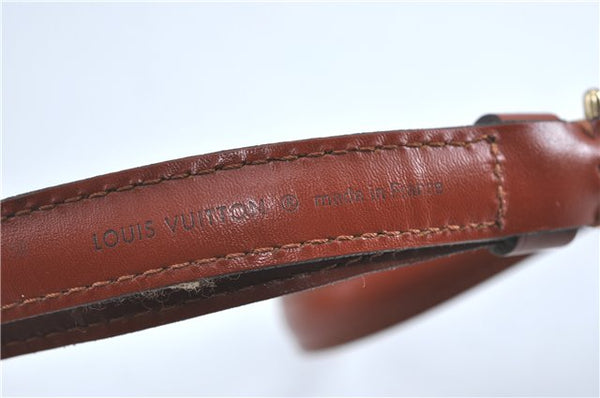 Authentic Louis Vuitton Epi Monceau 2Way Shoulder Hand Bag Brown M52123 LV J0385