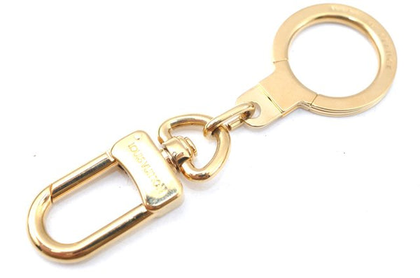 Authentic Louis Vuitton Charm Key Chain Anokre Gold M62694 LV J0402