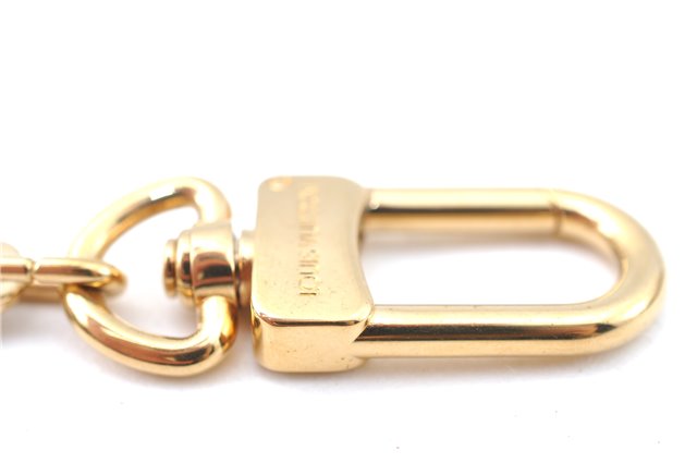 Authentic Louis Vuitton Charm Key Chain Anokre Gold M62694 LV J0402