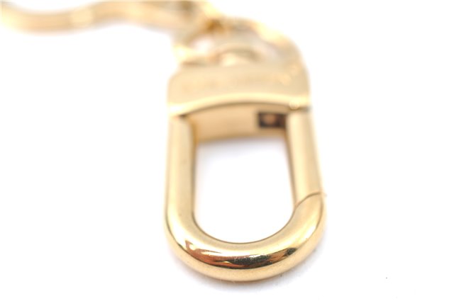 Authentic Louis Vuitton Charm Key Chain Anokre Gold M62694 LV J0402