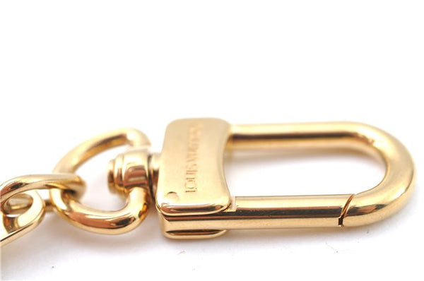 Authentic Louis Vuitton Charm Key Chain Anokre Gold M62694 LV J0402