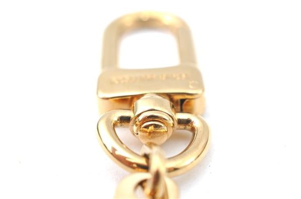 Authentic Louis Vuitton Charm Key Chain Anokre Gold M62694 LV J0402