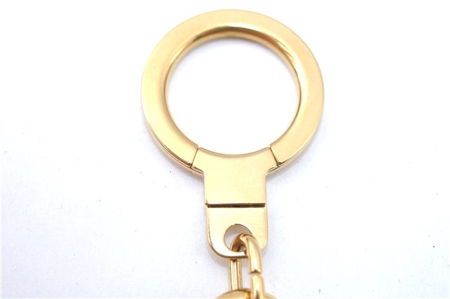 Authentic Louis Vuitton Charm Key Chain Anokre Gold M62694 LV J0402