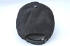 Authentic GUCCI Web Sherry Line Cap GG Canvas Leather Size M 200035 Black J0410