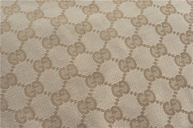 Authentic GUCCI Shoulder Tote Bag GG Canvas Leather 131231 Beige Red J0418