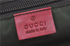Authentic GUCCI Shoulder Tote Bag GG Canvas Leather 131231 Beige Red J0418