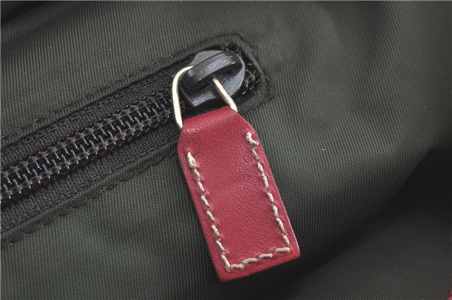 Authentic GUCCI Shoulder Tote Bag GG Canvas Leather 131231 Beige Red J0418