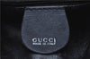 Authentic GUCCI Bamboo Shoulder Bag Suede Leather Brown Black J0426