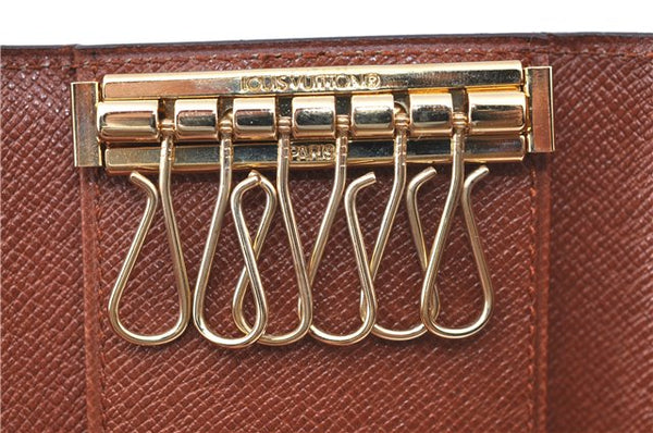 Authentic Louis Vuitton Monogram Multicles 6 Six Hooks Key Case M62630 Box J0429