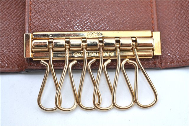 Authentic Louis Vuitton Monogram Multicles 6 Six Hooks Key Case M62630 Box J0429