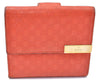 Auth GUCCI Micro GG Guccissima Leather Bifold Wallet Purse 257015 Orange J0432