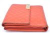 Auth GUCCI Micro GG Guccissima Leather Bifold Wallet Purse 257015 Orange J0432