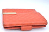 Auth GUCCI Micro GG Guccissima Leather Bifold Wallet Purse 257015 Orange J0432