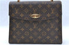 Authentic Louis Vuitton Monogram Malesherbes Hand Bag M51379 LV J0435