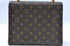 Authentic Louis Vuitton Monogram Malesherbes Hand Bag M51379 LV J0435