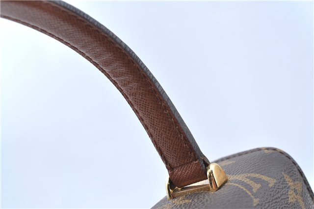 Authentic Louis Vuitton Monogram Malesherbes Hand Bag M51379 LV J0435