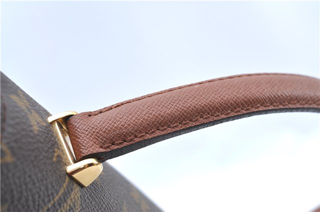 Authentic Louis Vuitton Monogram Malesherbes Hand Bag M51379 LV J0435