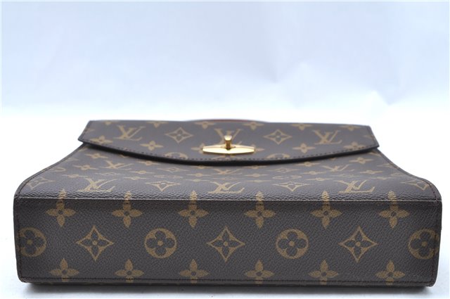 Authentic Louis Vuitton Monogram Malesherbes Hand Bag M51379 LV J0435