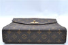Authentic Louis Vuitton Monogram Malesherbes Hand Bag M51379 LV J0435