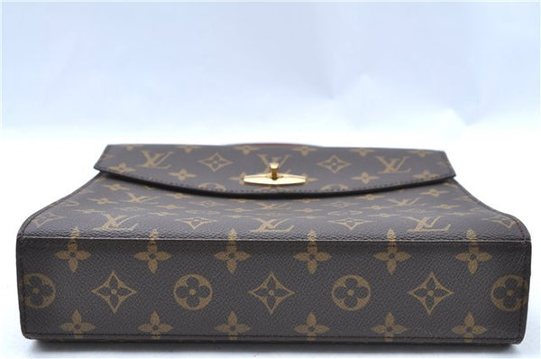 Authentic Louis Vuitton Monogram Malesherbes Hand Bag M51379 LV J0435