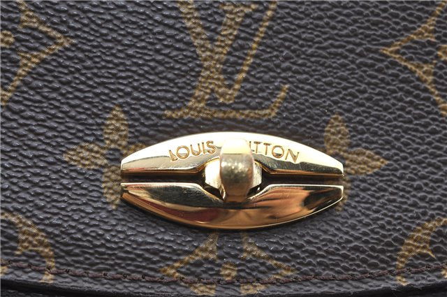 Authentic Louis Vuitton Monogram Malesherbes Hand Bag M51379 LV J0435