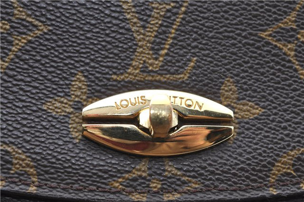 Authentic Louis Vuitton Monogram Malesherbes Hand Bag M51379 LV J0435