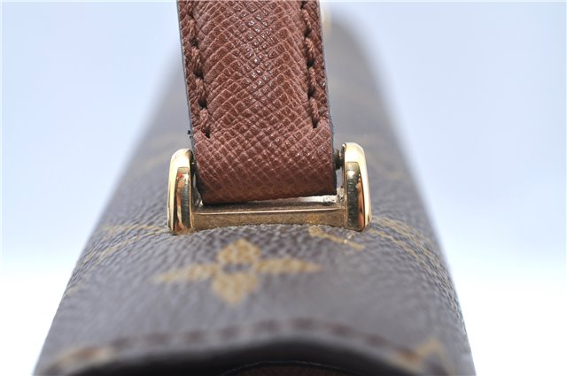 Authentic Louis Vuitton Monogram Malesherbes Hand Bag M51379 LV J0435