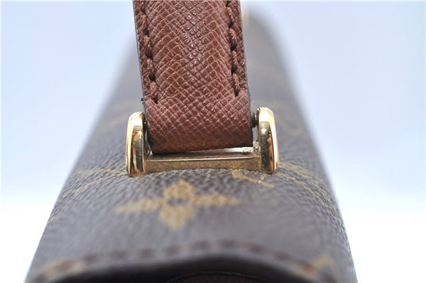 Authentic Louis Vuitton Monogram Malesherbes Hand Bag M51379 LV J0435
