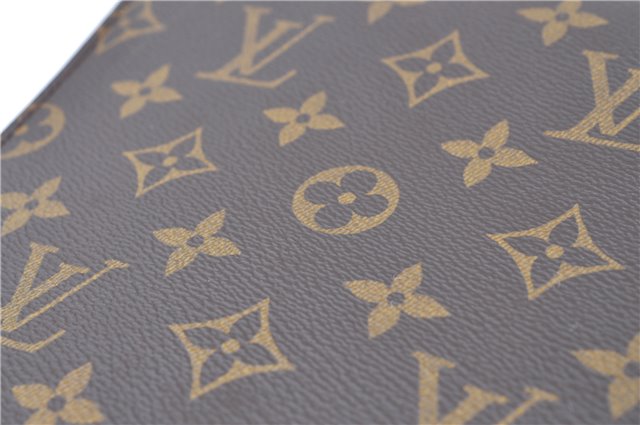Authentic Louis Vuitton Monogram Malesherbes Hand Bag M51379 LV J0435