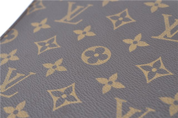 Authentic Louis Vuitton Monogram Malesherbes Hand Bag M51379 LV J0435