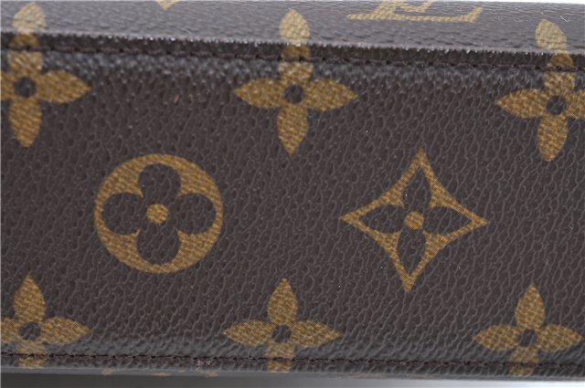 Authentic Louis Vuitton Monogram Malesherbes Hand Bag M51379 LV J0435