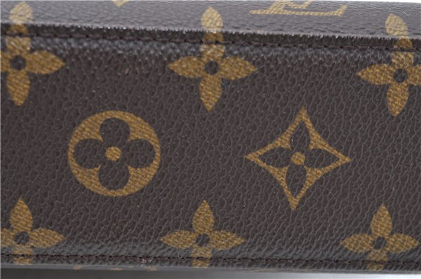 Authentic Louis Vuitton Monogram Malesherbes Hand Bag M51379 LV J0435