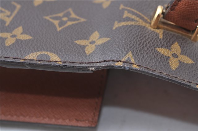 Authentic Louis Vuitton Monogram Malesherbes Hand Bag M51379 LV J0435
